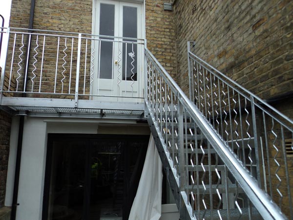 Railings & Balcony Staircase